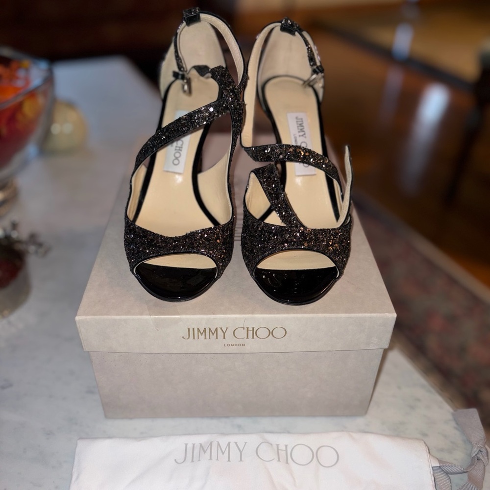 Jimmy Choo Emily 85s Bronze mix